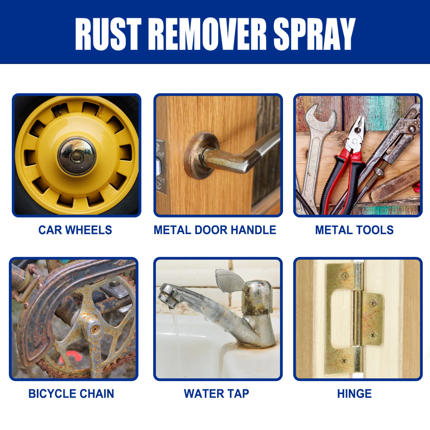 Homonth instant rust removal spray car wheel refurbishment rust removal paint polishing cleaning decontamination spray-CLEJOY