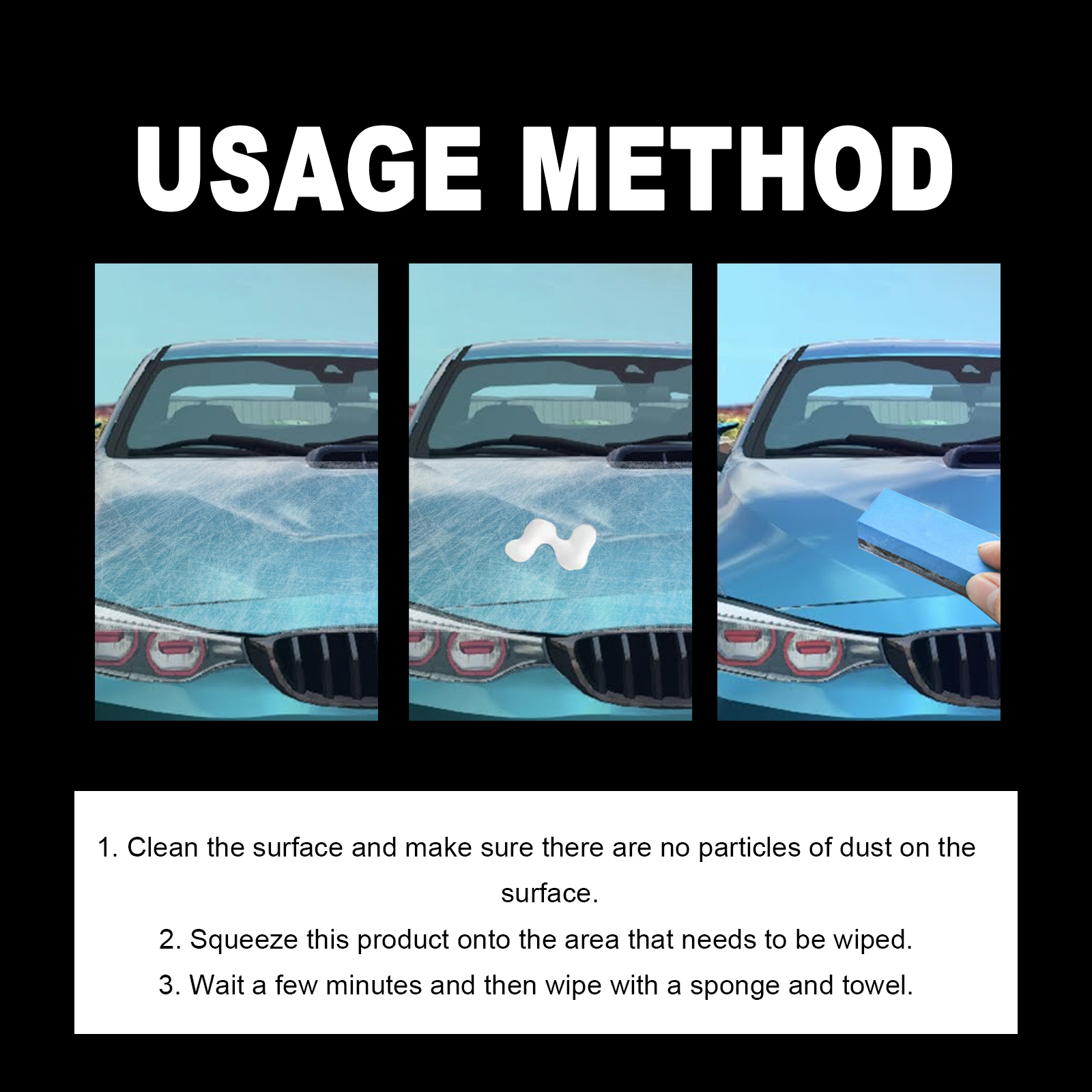 Homonth car scratch remover car paint renovation protection polishing to remove scratches scratch cleaning decontamination remover-CLEJOY