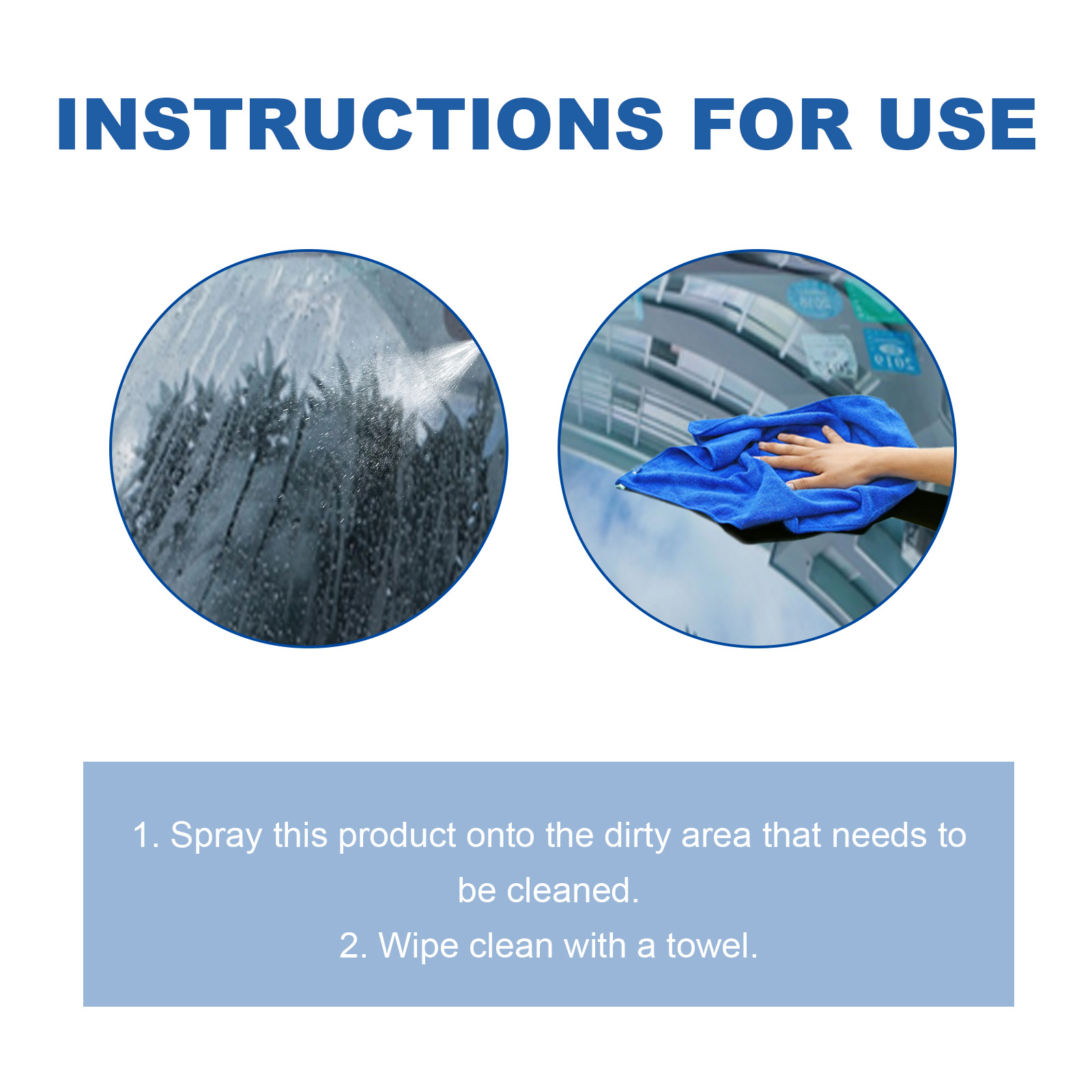 Homonth windshield oil film cleaner car windshield dust stain oil film cleaning liquid