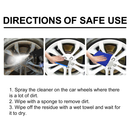 Homonth car wheel cleaner car tire wheel cleaning rust removal polishing renovation maintenance cleaner-CLEJOY