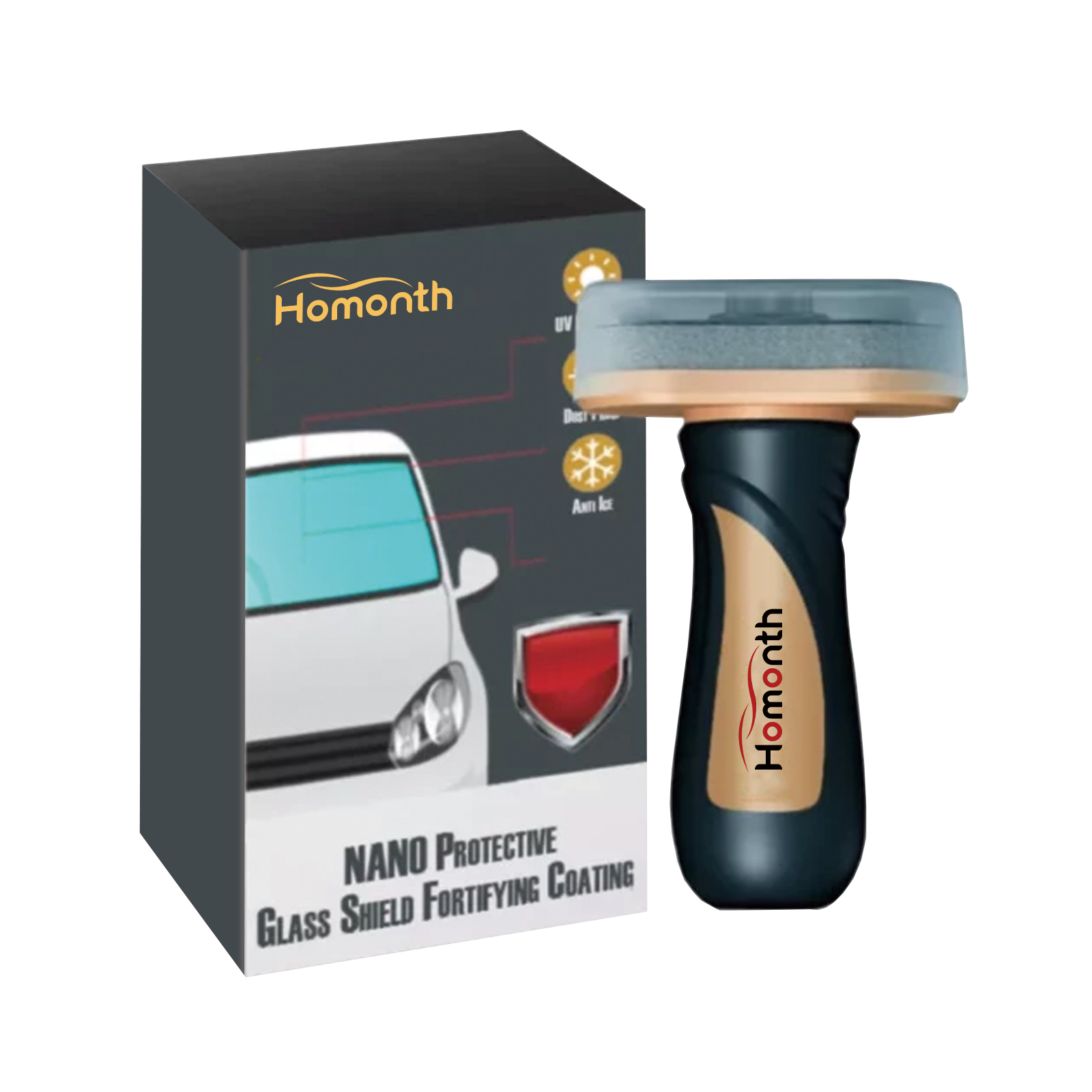 Homonth Nano Protective Glass Shield Strengthening Coating Car Rainproof, Dustproof and UV-Proof Glass Coating-CLEJOY