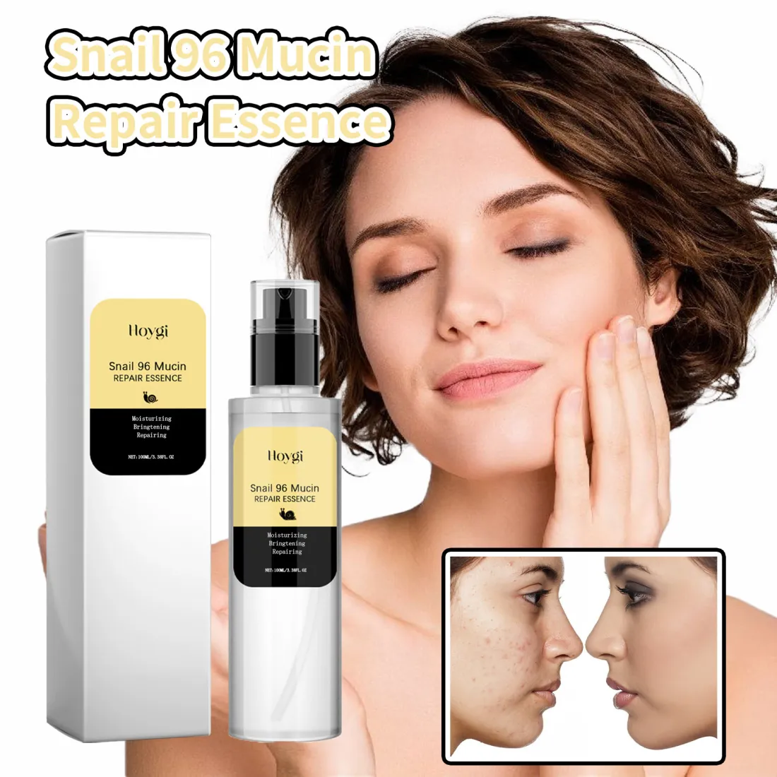 Hoygi Snail Collagen Serum – Firming, Hydrating & Fine Line Repair