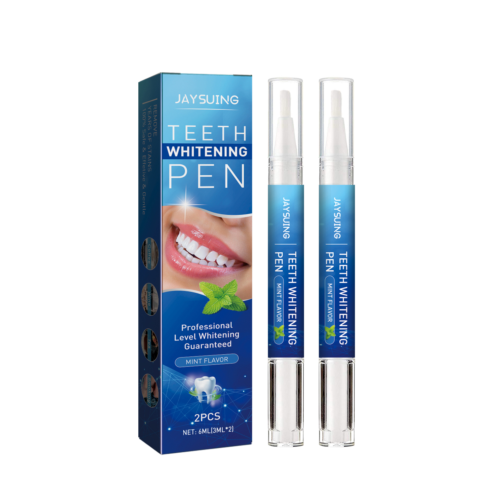 Jaysuing whitening teeth pen teeth cleaning, stain removal, yellow teeth, smoke teeth, brightening and whitening oral cleaning pen-CLEJOY