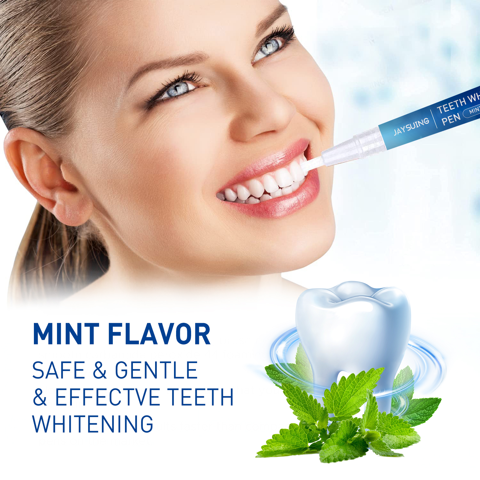 Jaysuing whitening teeth pen teeth cleaning, stain removal, yellow teeth, smoke teeth, brightening and whitening oral cleaning pen-CLEJOY