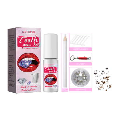 Jaysuing Tooth Gem Kit: Professional shine and bond fix for a radiant tooth finish.