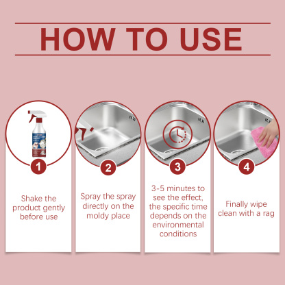 Jaysuing decontamination cleaning spray household wall tile seam wall kitchen and bathroom mildew stain cleaner-CLEJOY