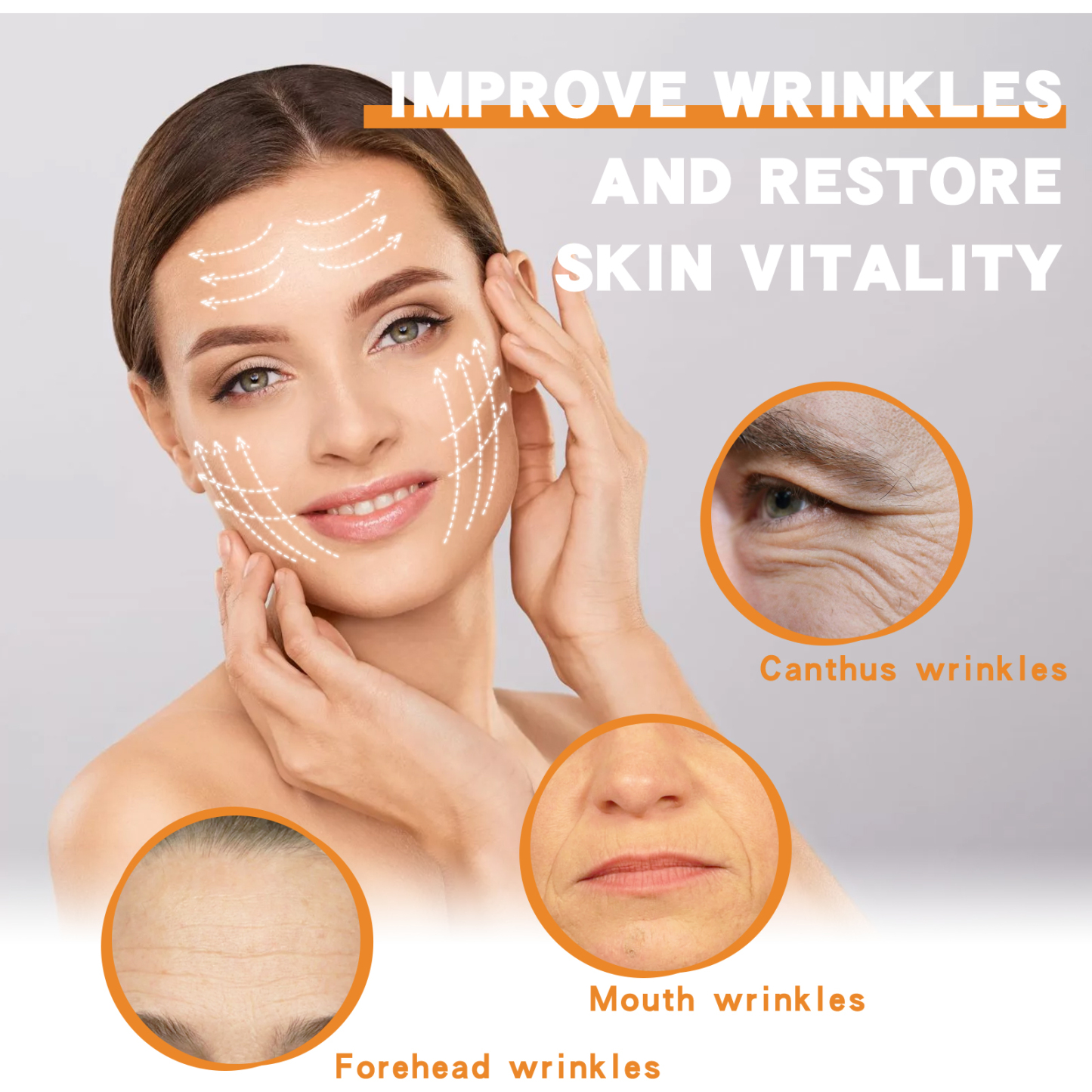 Jaysuing Conus Peptide Deer Bone Collagen Essence Set: Reduces fine lines, prevents aging, moisturizes and firms facial skin-CLEJOY