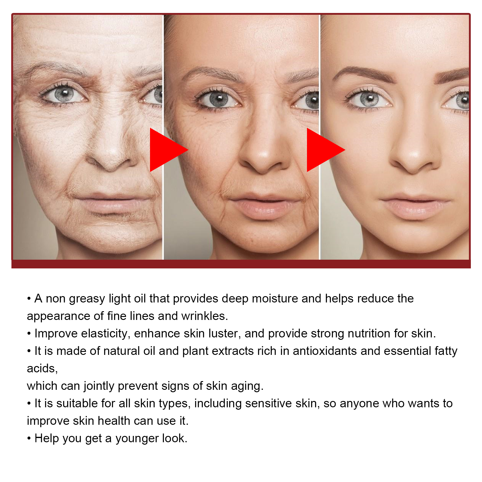 Jaysuing Retinol Face Serum - Line-lightening, firming, hydrating, anti-wrinkle serum