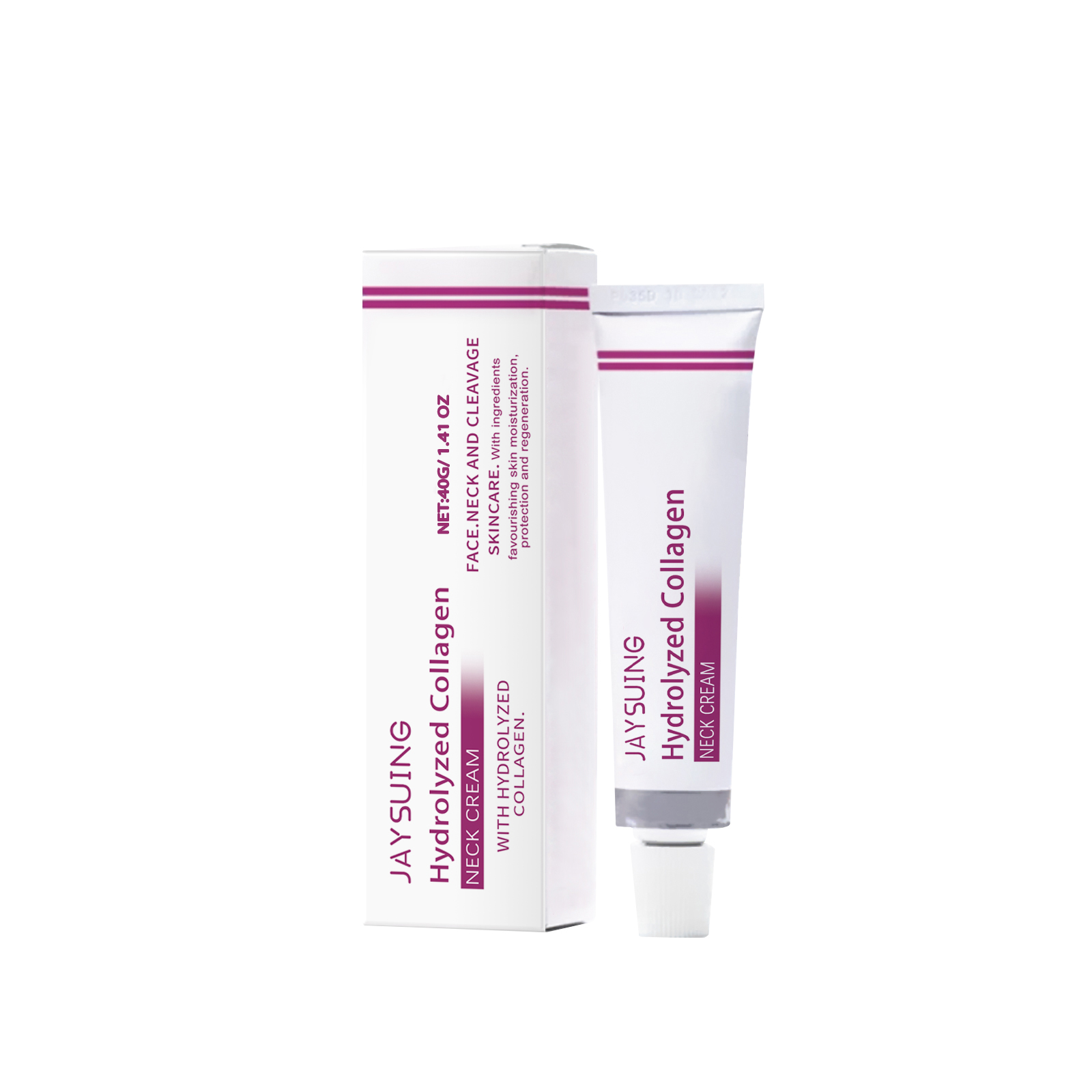 Jaysuing Hydrolyzed Collagen Neck Cream: Reduces wrinkles and creates a swan-shaped neck with a smooth, whitening, and beautifying effect-CLEJOY