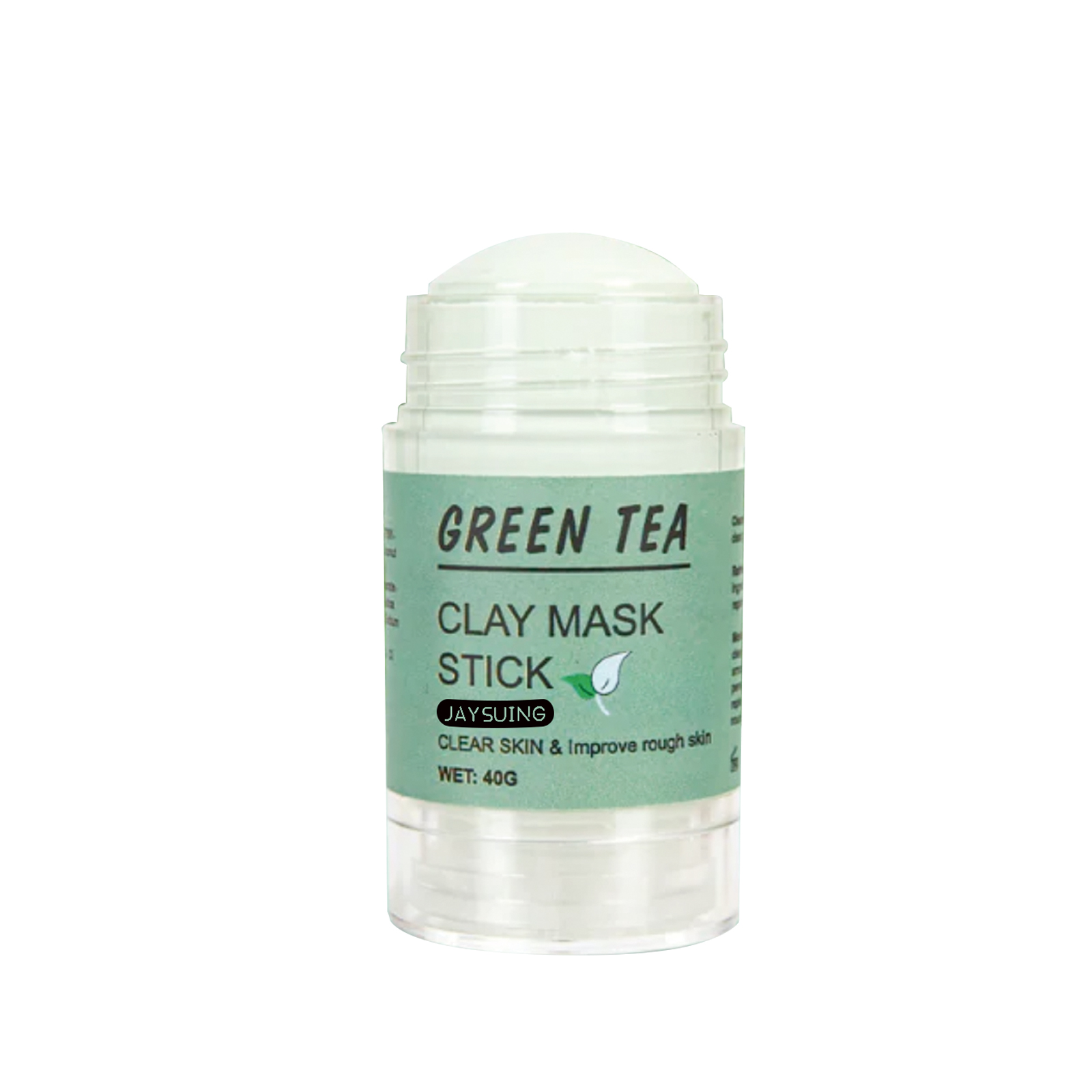 Jaysuing Green Tea Clay Mask Stick - Cleans, Tightens, Brightens, Removes Blackheads