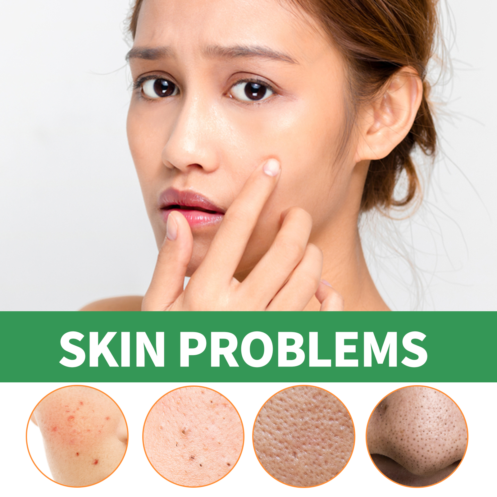 Jaysuing Green Tea Clay Mask Stick - Cleans, Tightens, Brightens, Removes Blackheads