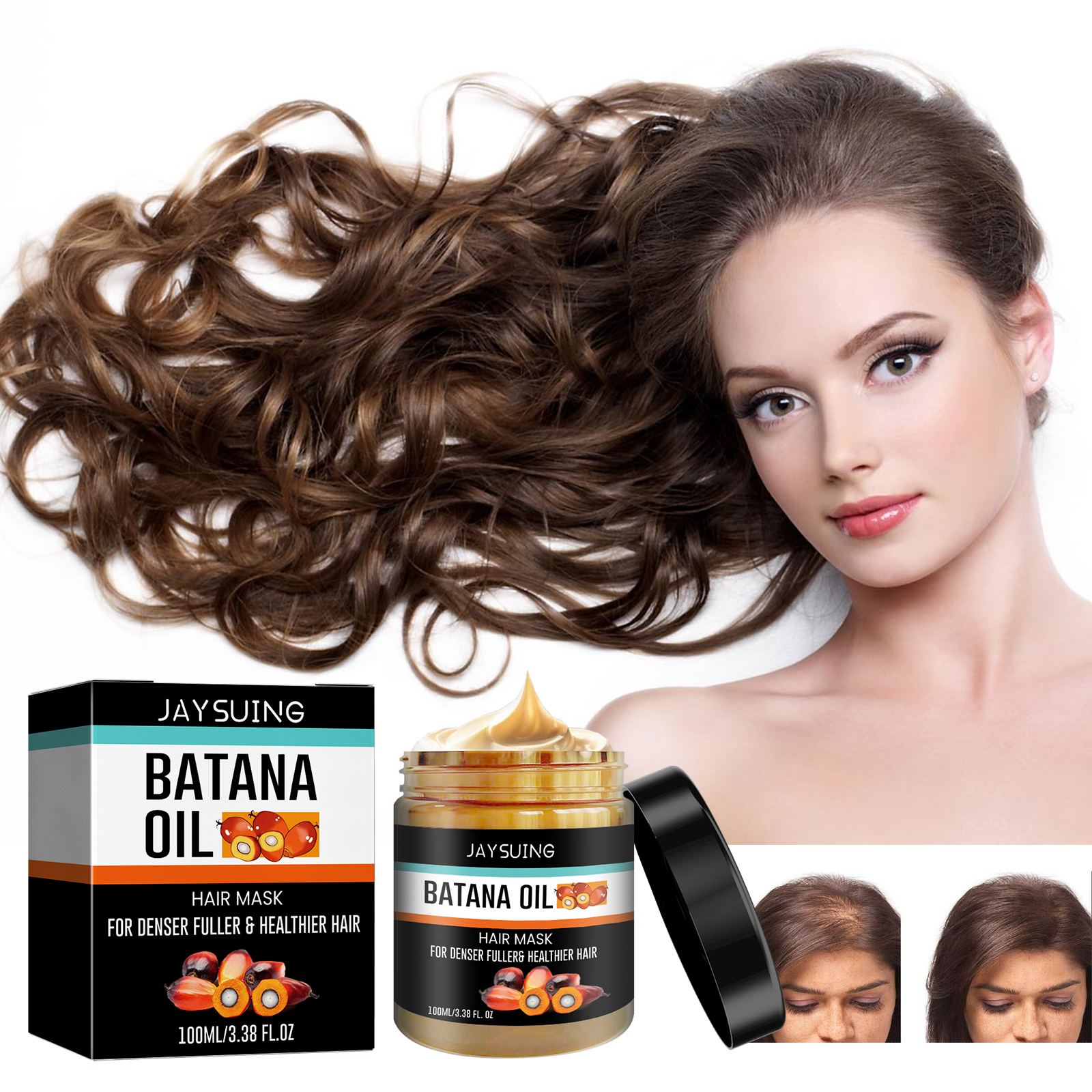 Jaysuing Batana Hair Mask - Deeply nourishing, repairs, softens and softens hair