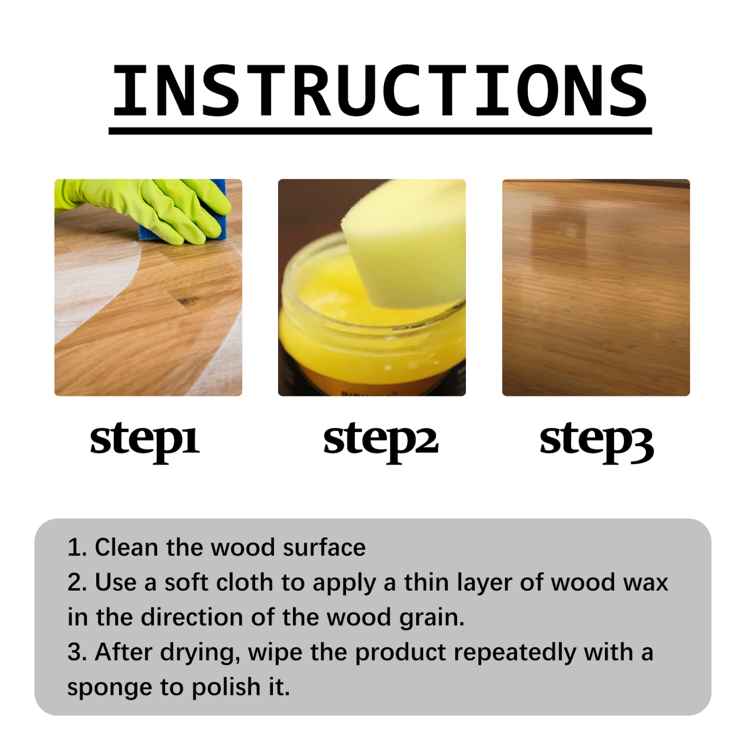 Jaysuing Furniture Restoration Beeswax Furniture Beautification Polishing Maintenance Cleaning Beeswax-CLEJOY