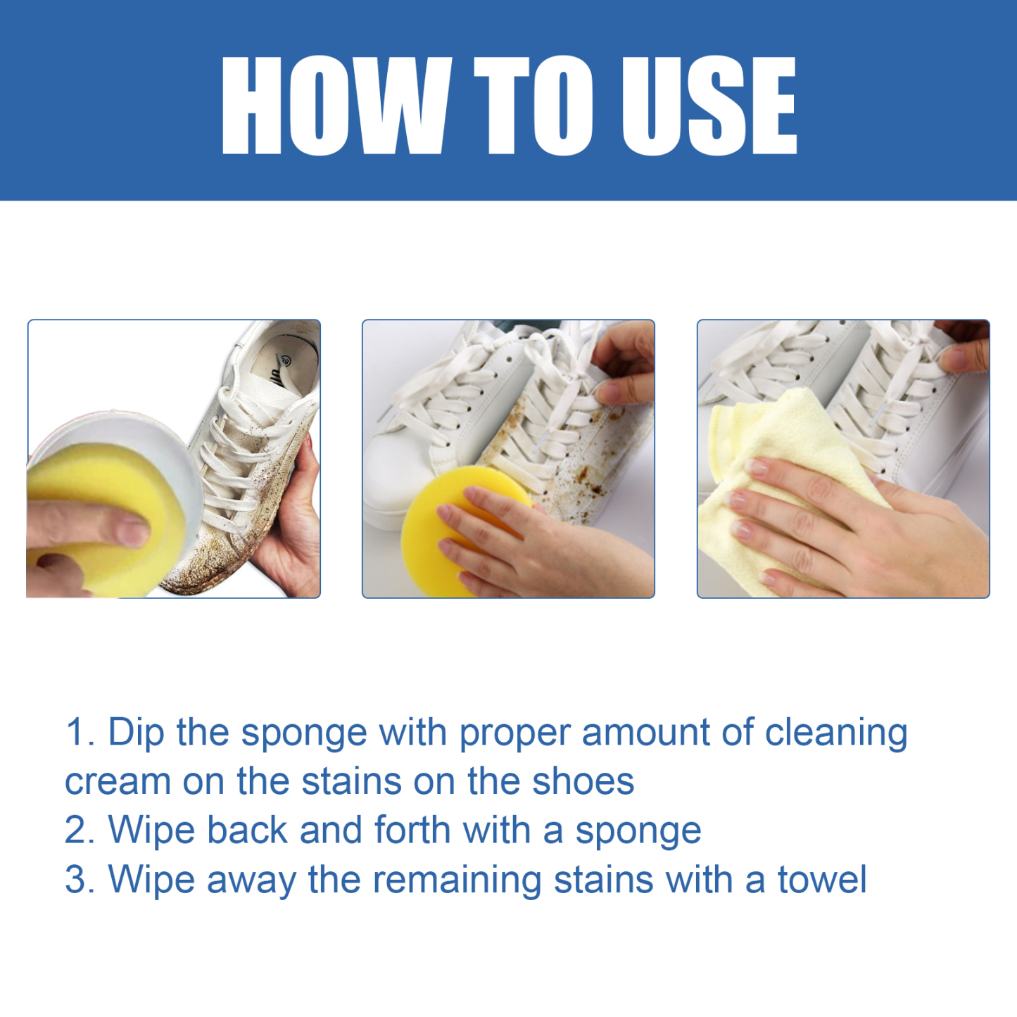Jaysuing multi-purpose cleaning paste white shoes sofa leather cleaning stains yellow edge multi-purpose cleaning paste