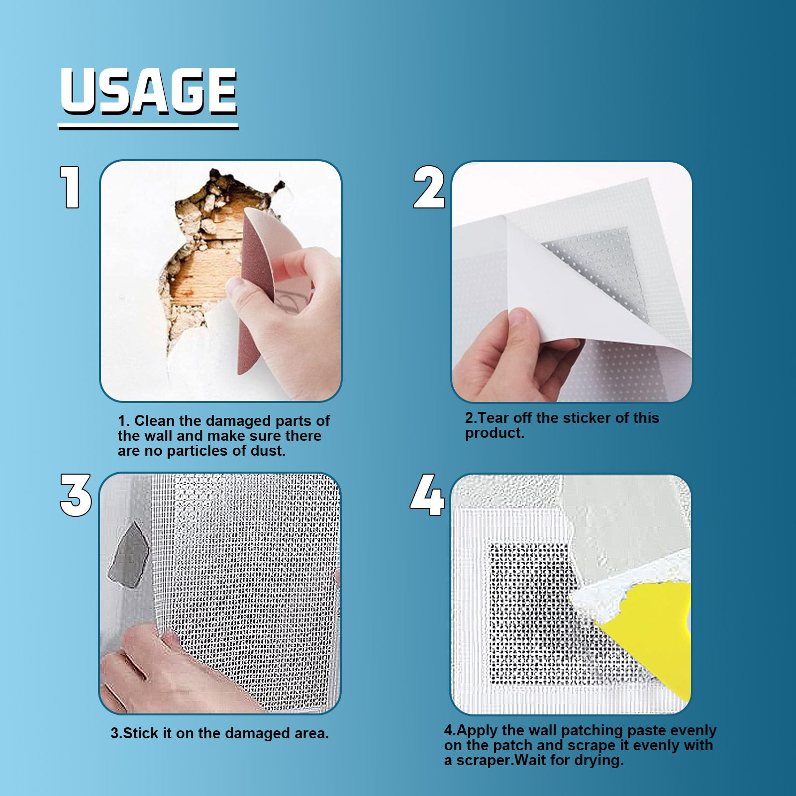 Jaysuing wall hole filling repair paste set home wall repair cover stain renovation paint