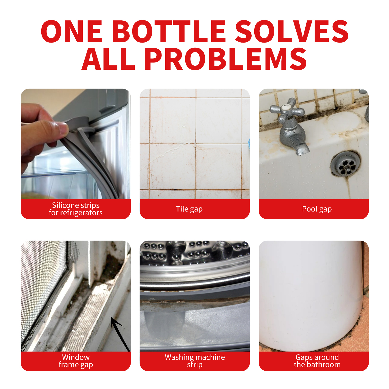 Jakehoe mildew removal gel multifunctional mildew remover wall tile gap refrigerator washing machine rubber ring cleaner-CLEJOY