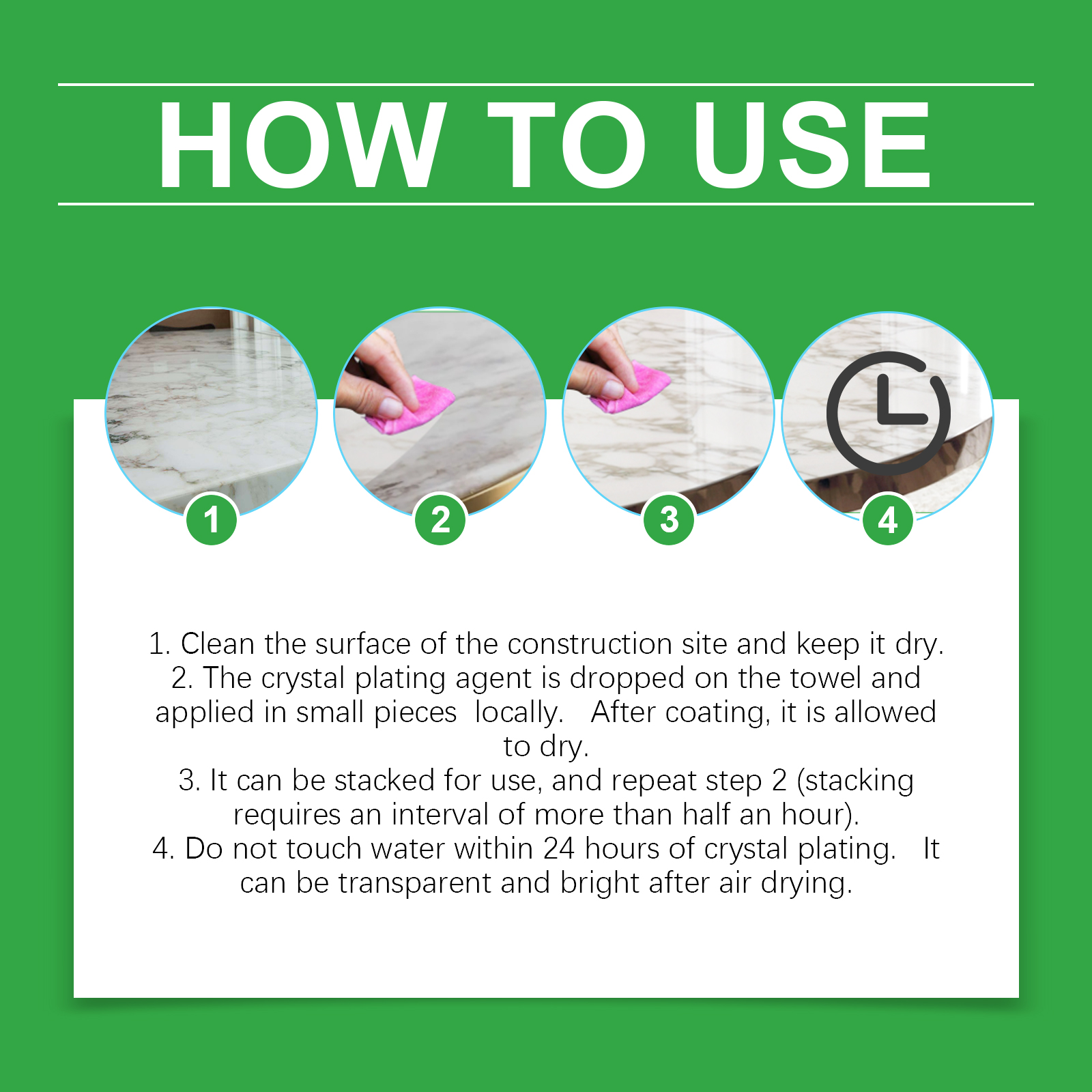 Jue-Fish Nano Crystal Plating Agent (160ml) Marble Polishing Nano Crystal Liquid Tile Scratch Repair Brightening Restoration