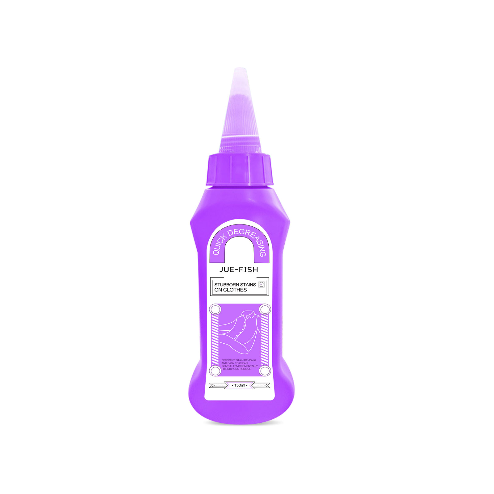 Jue-Fish Active Enzyme Laundry Stain Remover - Softens, Leaves Lasting Fragrance, Protects Clothes