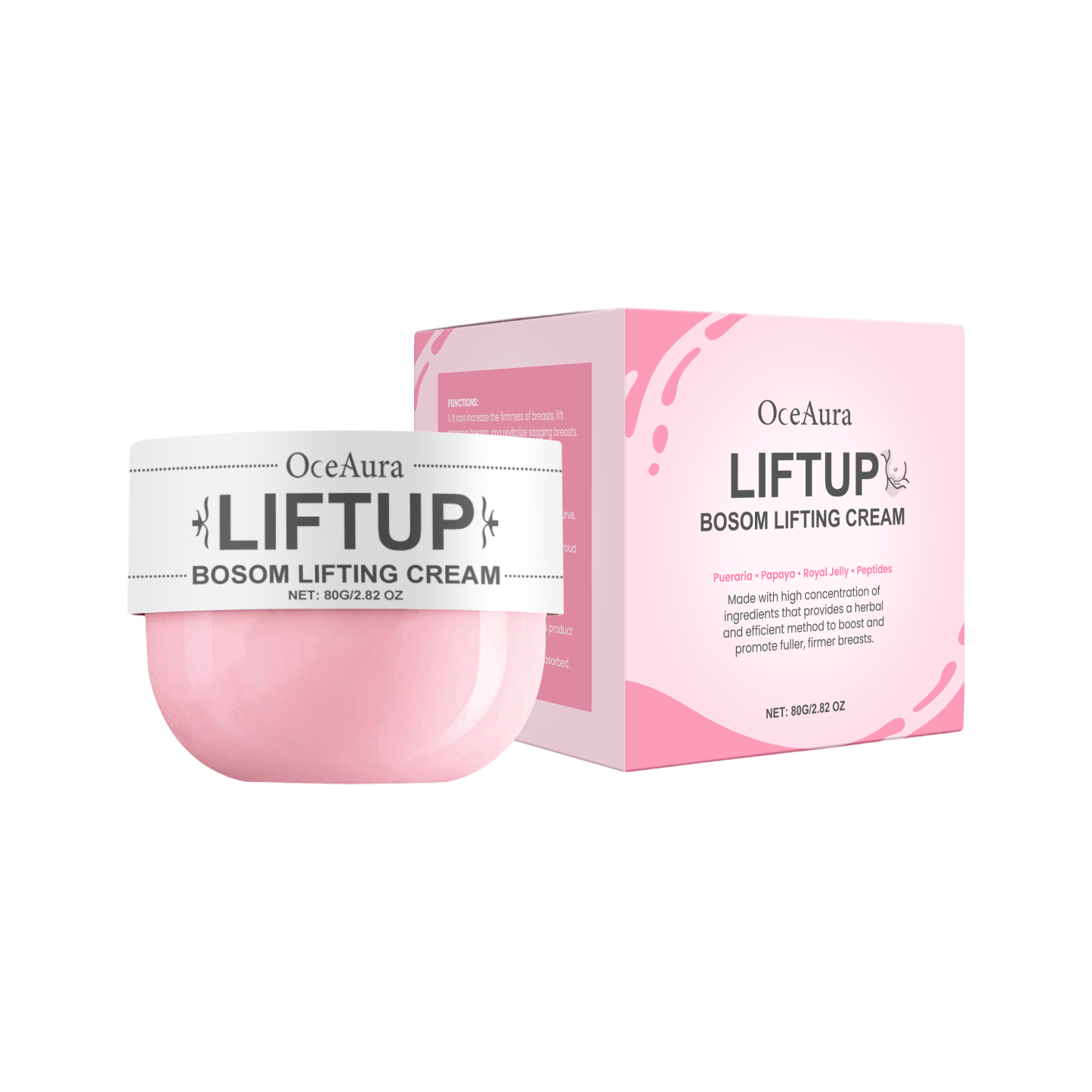 OceAura Pueraria Papaya Bust Firming Cream Moisturizing and firming breast skin daily massage care cream-CLEJOY