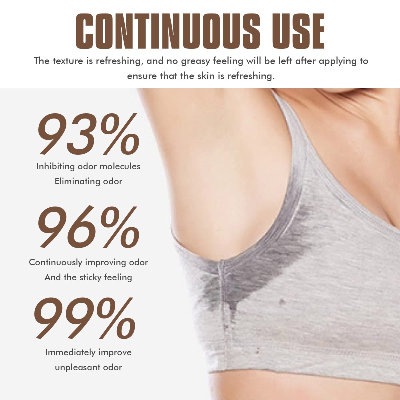 OceAura Coconut Body Deodorant Stick Cleans Underarms, Sweat, and Odors with a Gentle, Refreshing, and Comforting Deodorant-CLEJOY