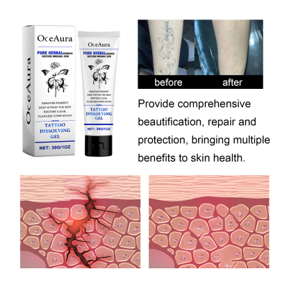 OceAura Tattoo Care Gel Moisturizes Tattoo Skin Repair Skin Tattoo Mark Brightening Care Cream