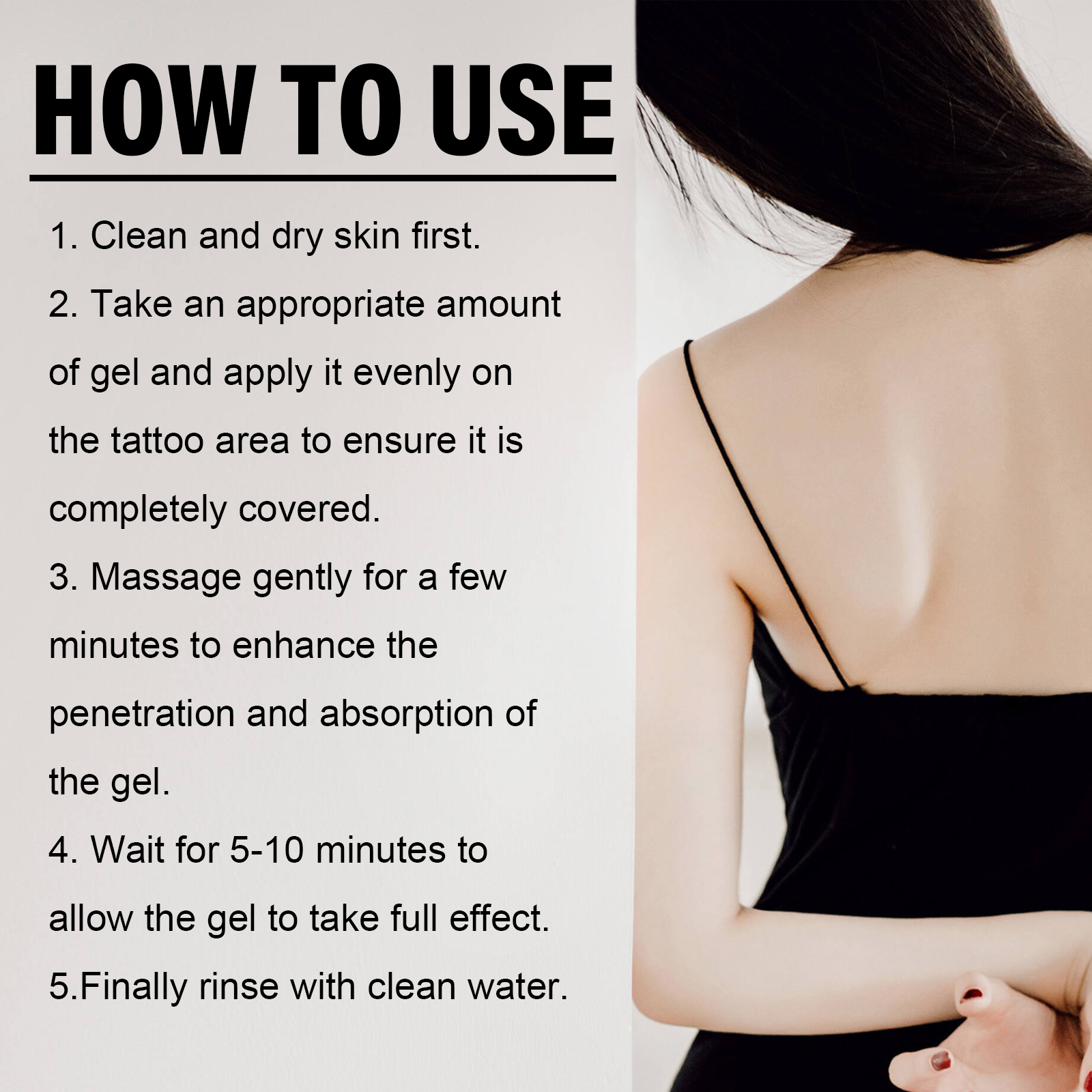 OceAura Tattoo Care Gel Moisturizes Tattoo Skin Repair Skin Tattoo Mark Brightening Care Cream