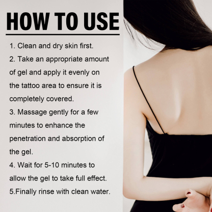 OceAura Tattoo Care Gel Moisturizes Tattoo Skin Repair Skin Tattoo Mark Brightening Care Cream