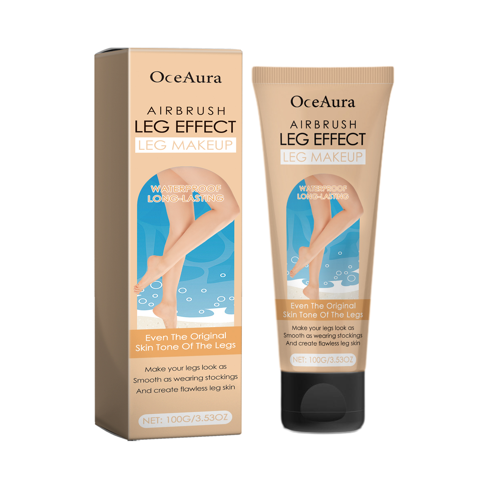 OceAura Leg Anti-tanning Cream Outdoor sunbathing evenly helps tan naturally bronze skin moisturizing anti-tanning cream-CLEJOY