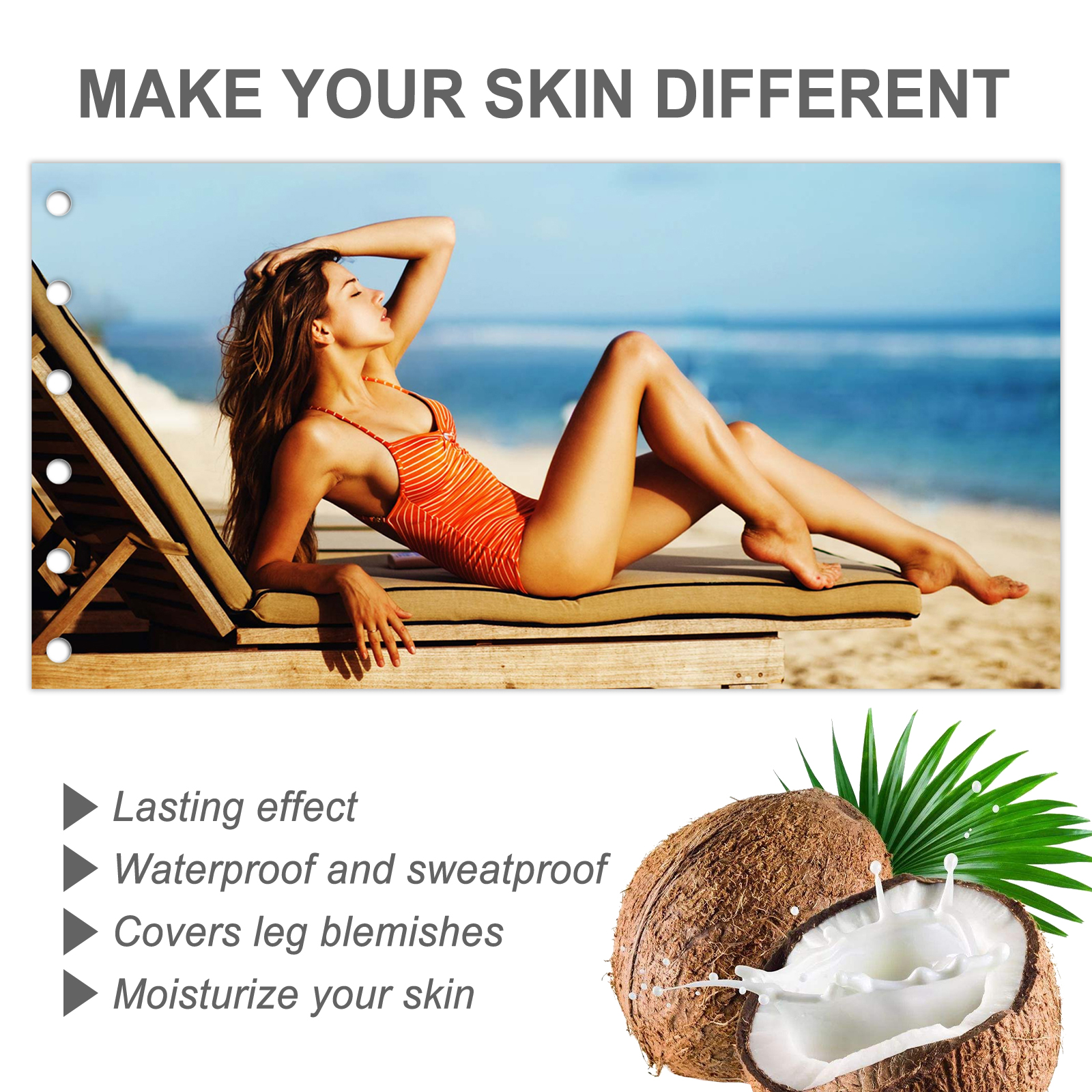 OceAura Leg Anti-tanning Cream Outdoor sunbathing evenly helps tan naturally bronze skin moisturizing anti-tanning cream-CLEJOY