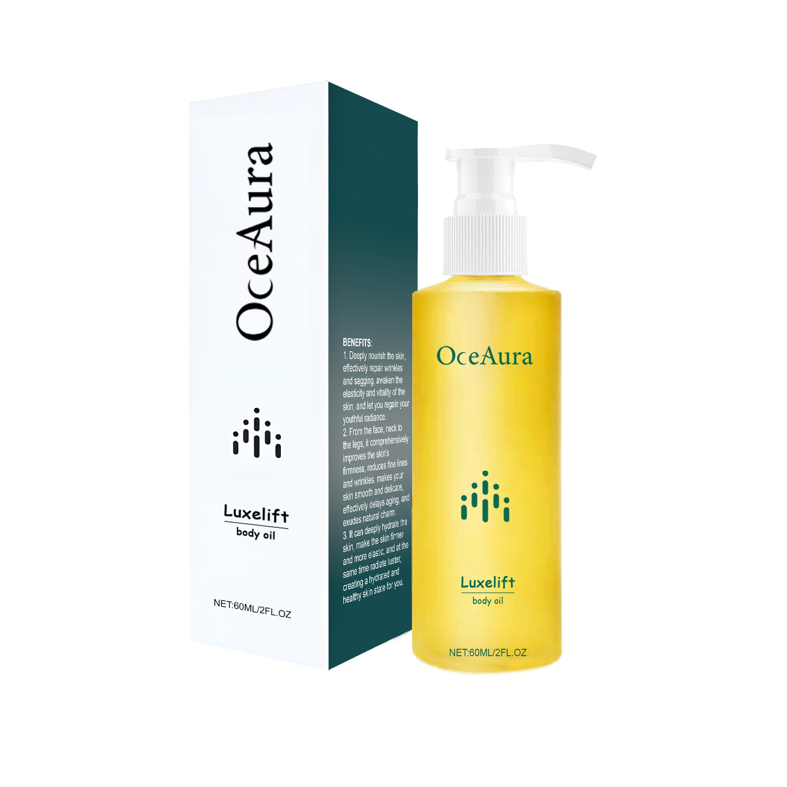 OCEAURA Body Skin Care Oil Skin Hydration Moisturizing Refreshing Skin Care Firming Care Oil
