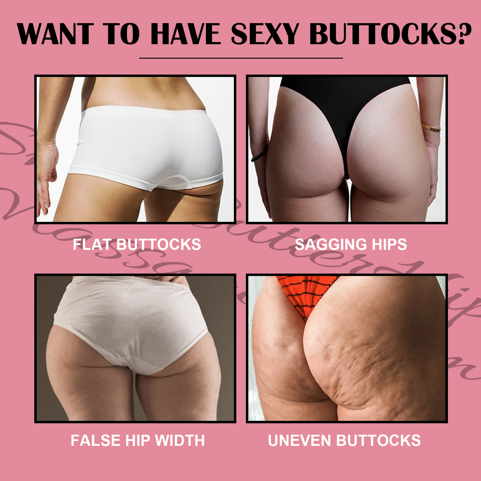 OUHOE Buttocks Massage Cream Buttocks Firming Skin Buttocks Shaping Peach Buttocks Moisturizing Care Firm Buttocks Cream-CLEJOY