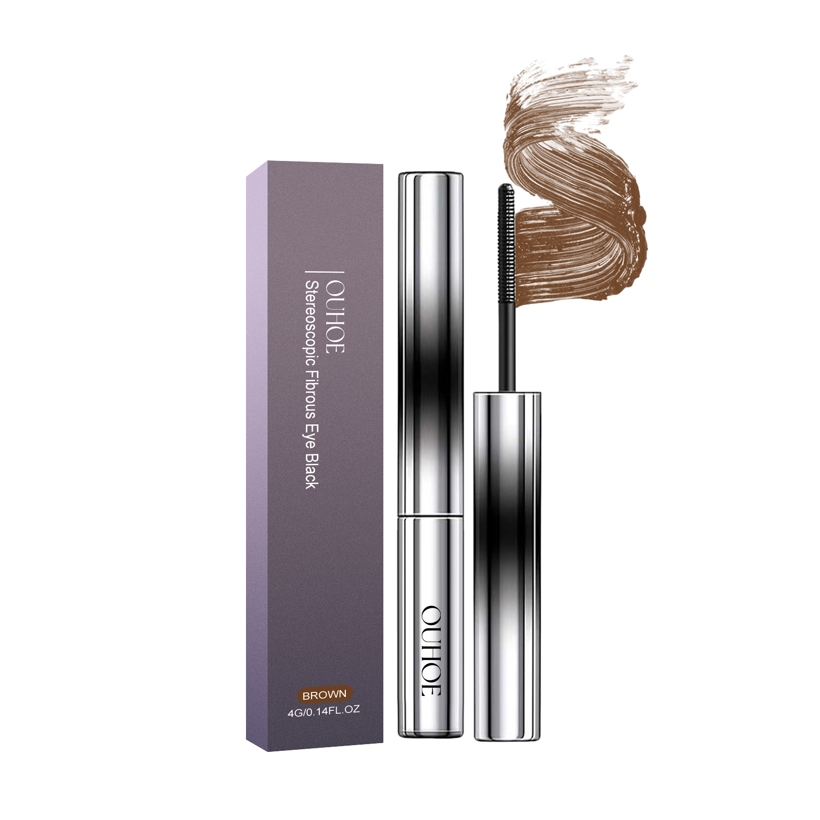 OUHOE Curling Mascara Volume Curling Waterproof Long Thick Curling Long-lasting Makeup Not Smudged Mascara-CLEJOY