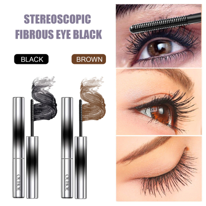 OUHOE Curling Mascara Volume Curling Waterproof Long Thick Curling Long-lasting Makeup Not Smudged Mascara-CLEJOY