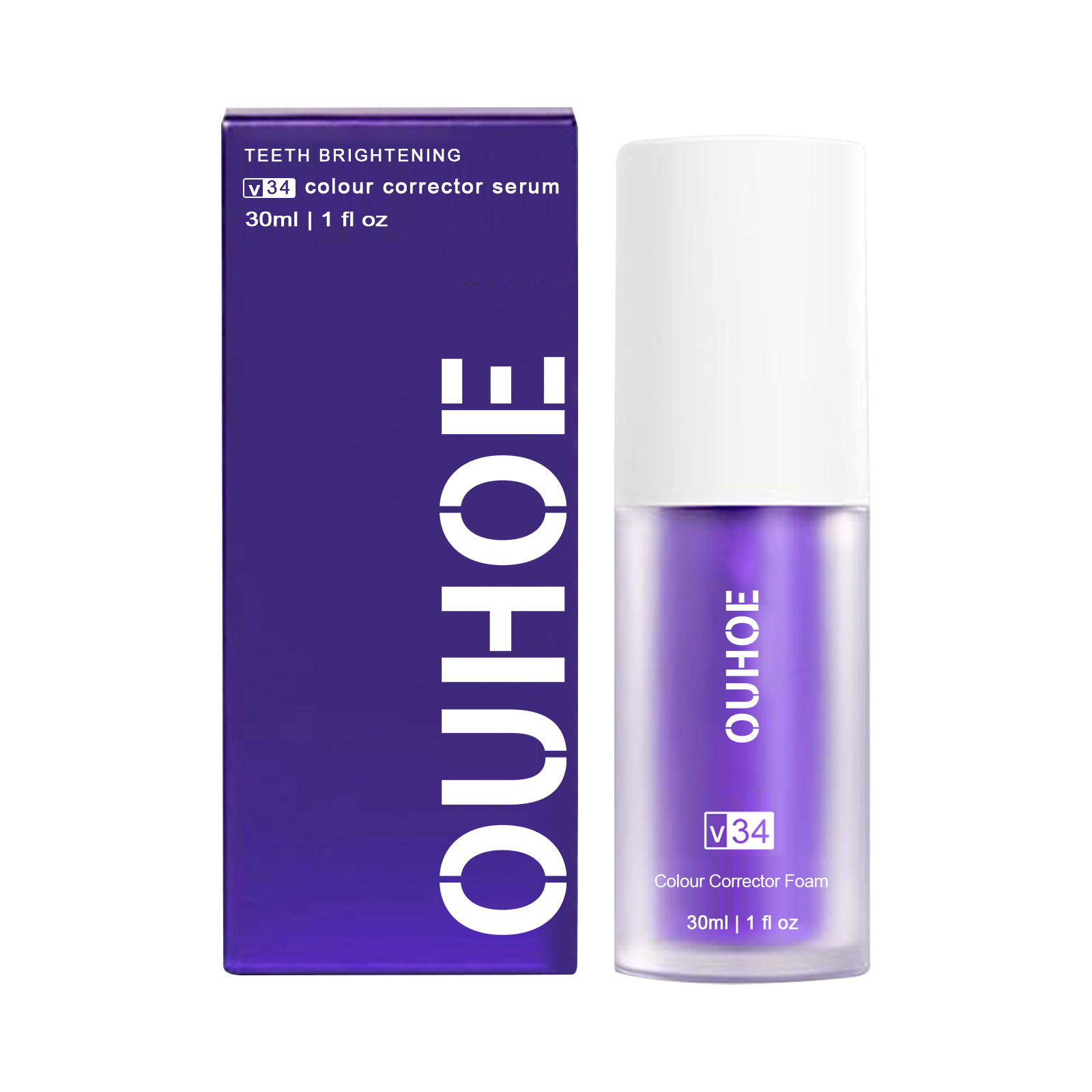 OUHOE Teeth Whitening: Professional glow and gum fix for a radiant smile finish.