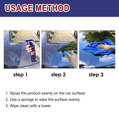 Rayhong car coating spray car paint maintenance paint surface decontamination brightening nano coating spray coating agent-CLEJOY