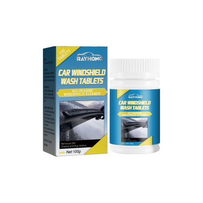 Rayhong car windshield cleaning sheet car glass rearview mirror cleaning oil stain defogging cleaner