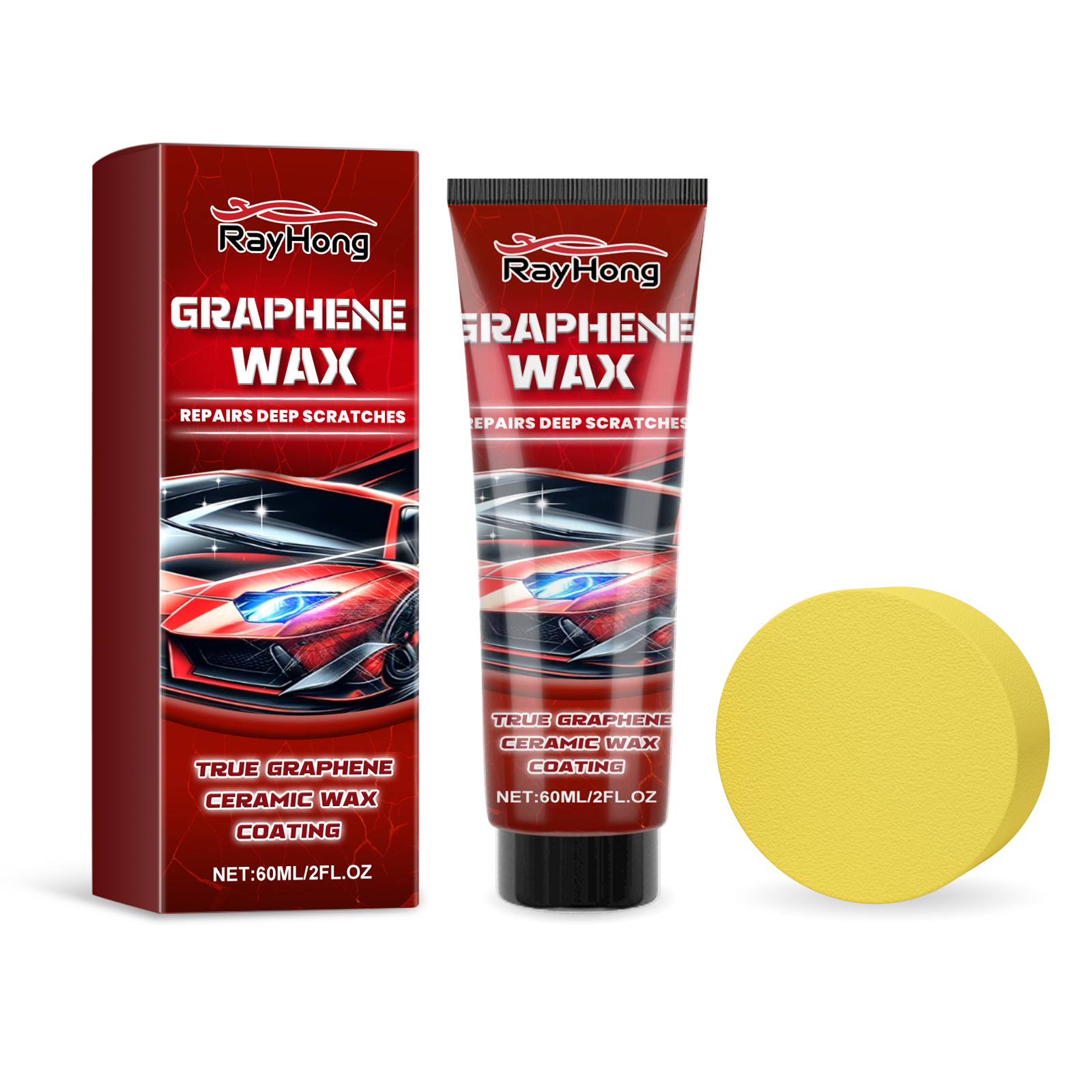 Rayhong car scratch repair wax polishing coating to remove stains and scratches car paint maintenance repair wax-CLEJOY