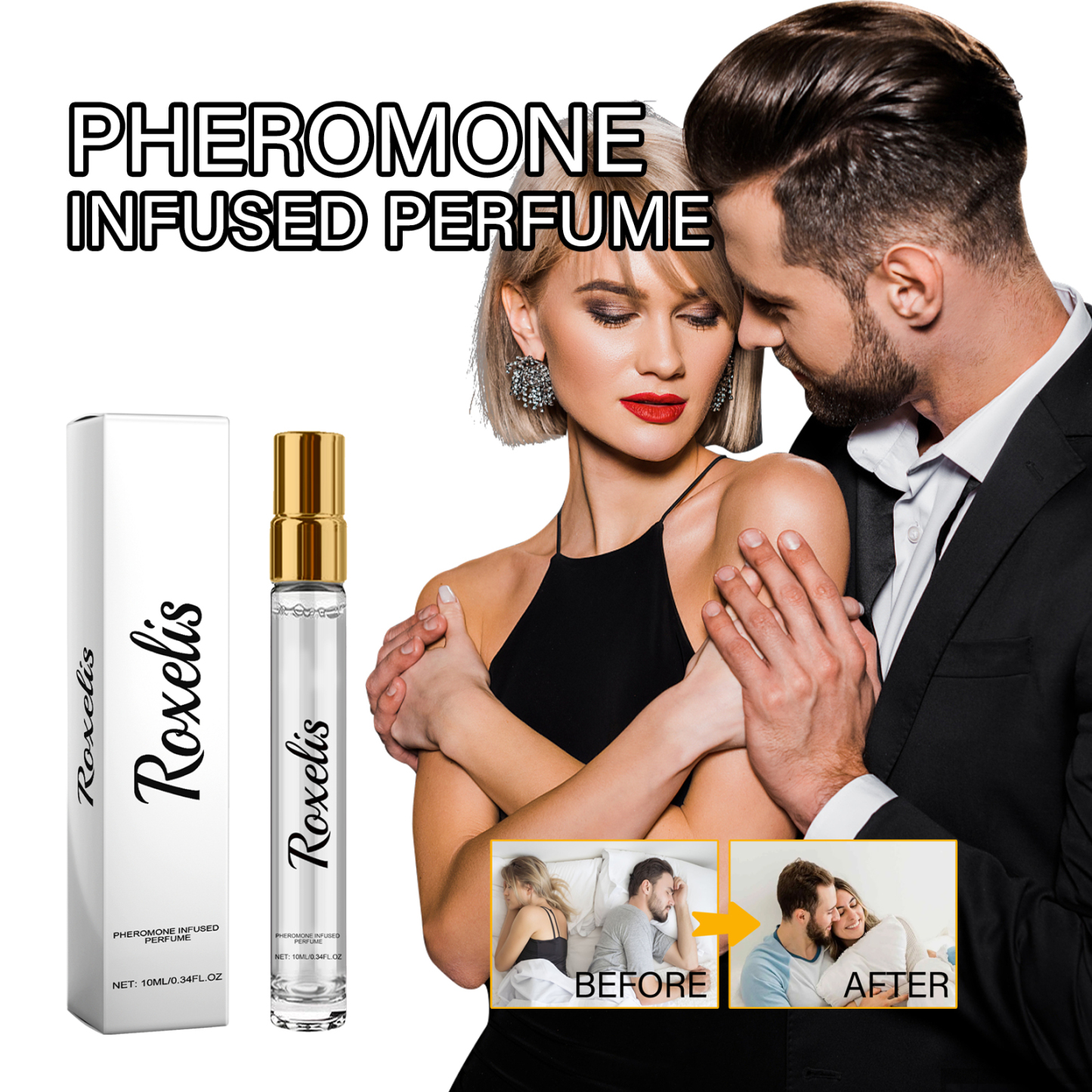 Roxelis pheromone perfume releases pheromones for couples to date and exudes charm with a long-lasting fragrance.-CLEJOY