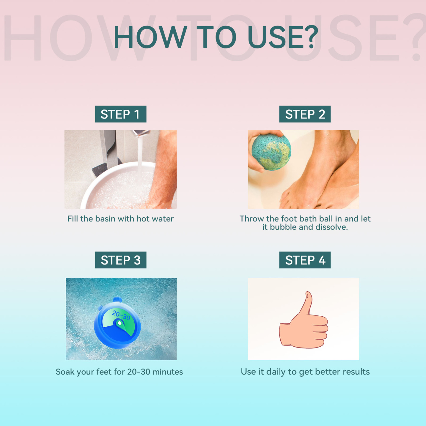 South Moon Aromatherapy Foot Bath Ball Anti-drying and peeling cleansing and moisturizing foot repair heel foot bath ball-CLEJOY