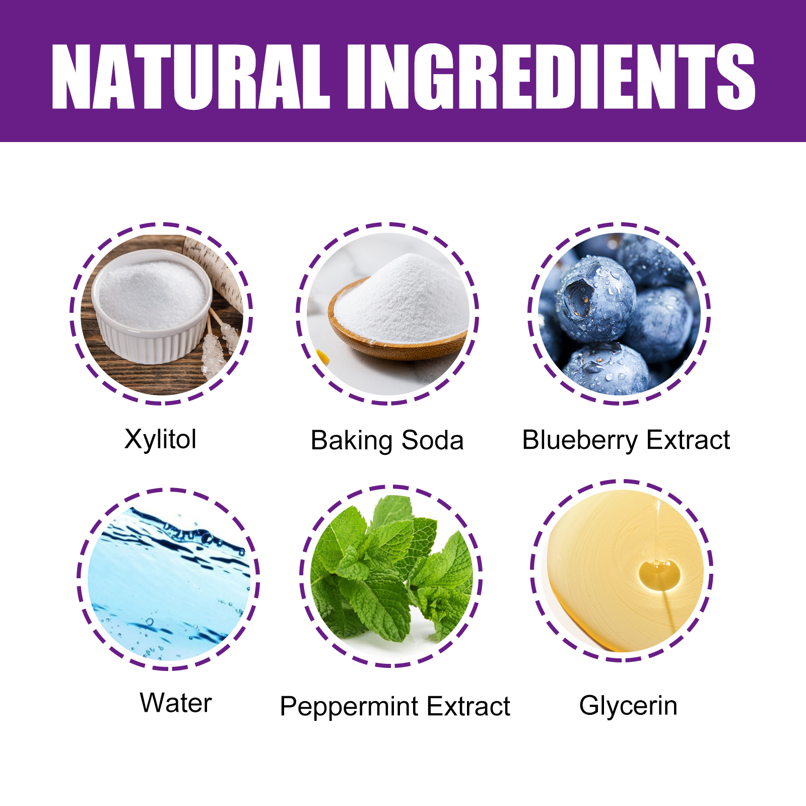 West&Month Purple Whitening Toothpaste Cleans Teeth Stains, Bad Odors, Protects Gums, Whitens Teeth