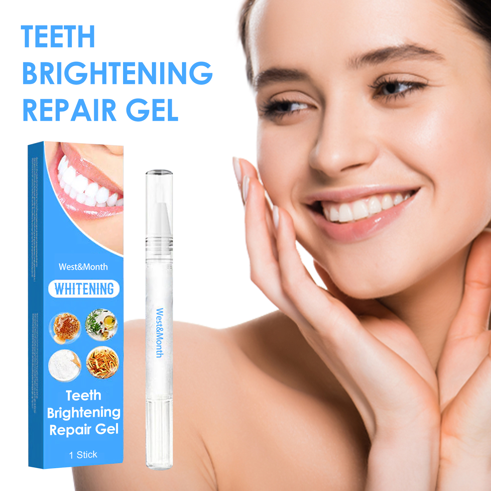 West&Month Teeth Whitening Pen Oral Care Teeth Whitening and Whitening Pen