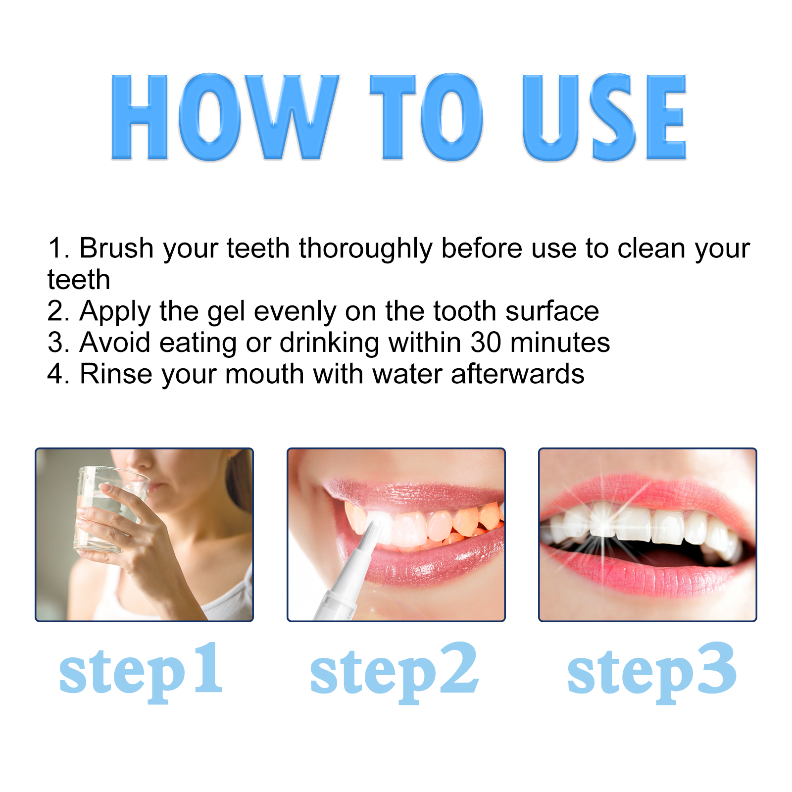 West&Month Teeth Whitening Pen Oral Care Teeth Whitening and Whitening Pen