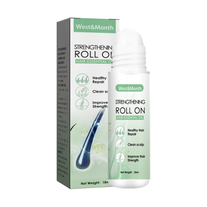 West&Month Thickening Roller Ball Scalp Massage Moisturizes Hair Roots for Thick Hair Hair Care Roller Ball Essential Oil-CLEJOY