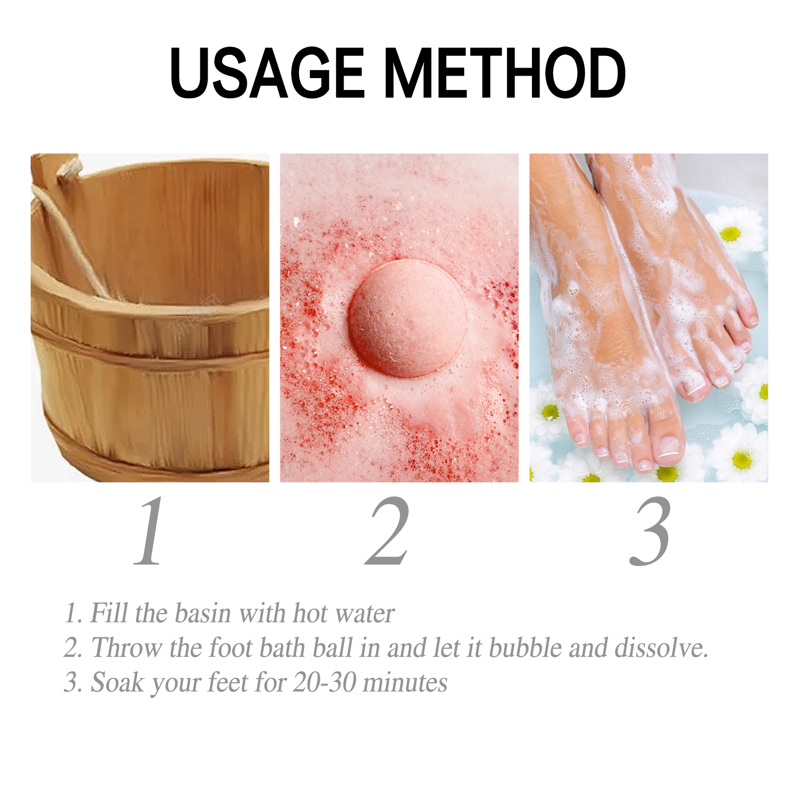 Ximonth foot bath ball series moisturizing care anti-drying and peeling cleansing body care foot bath ball-CLEJOY