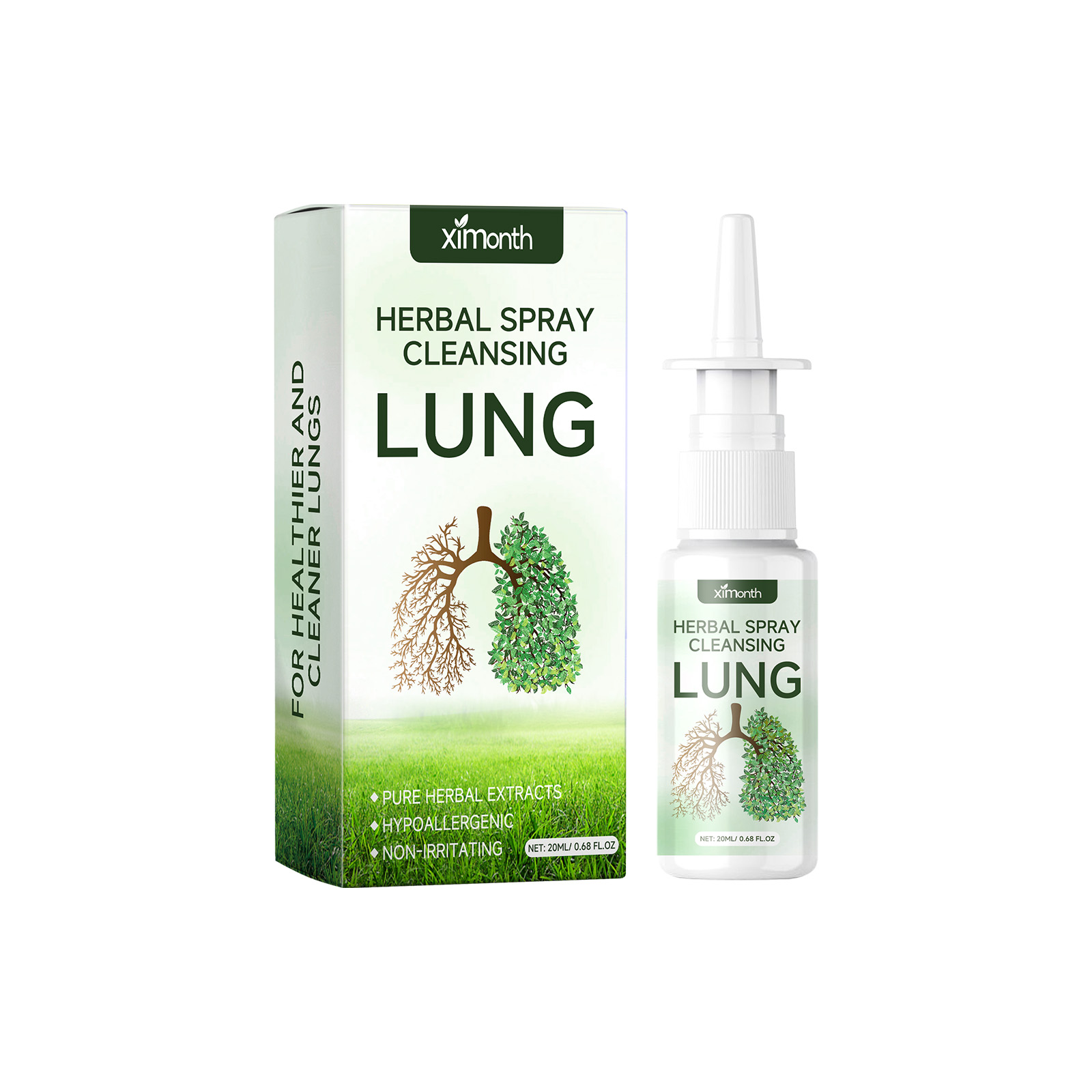 Gentle Nasal Decongestant & Cleanser — Natural Relief for Congestion & Discomfort | Ximonth Herbal Nasal Spray-CLEJOY