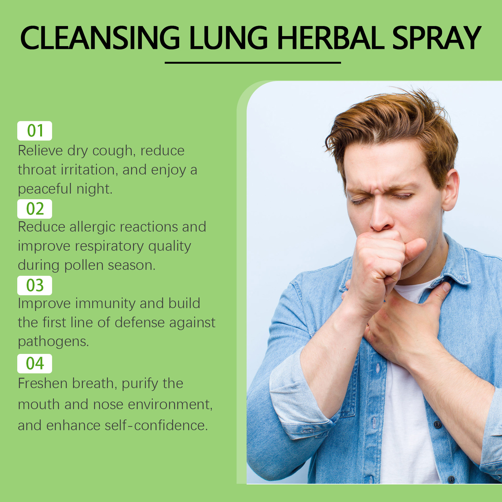 Gentle Nasal Decongestant & Cleanser — Natural Relief for Congestion & Discomfort | Ximonth Herbal Nasal Spray-CLEJOY