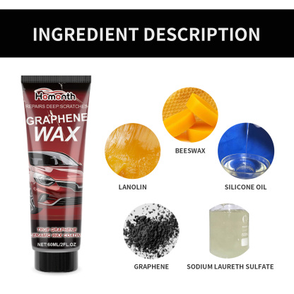 Homonth car scratch repair wax car paint repair deep scratch scratch graphene wax renovation car wax