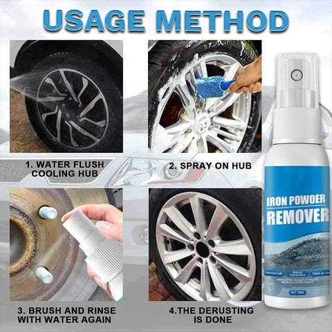 Homonth Heavy-Duty Car Rust Remover Spray 120ml Rust Killer Car Detailing Rust Dissolver for Metal Tools Cars Bikes Grills Bolts Rust Proofing-CLEJOY