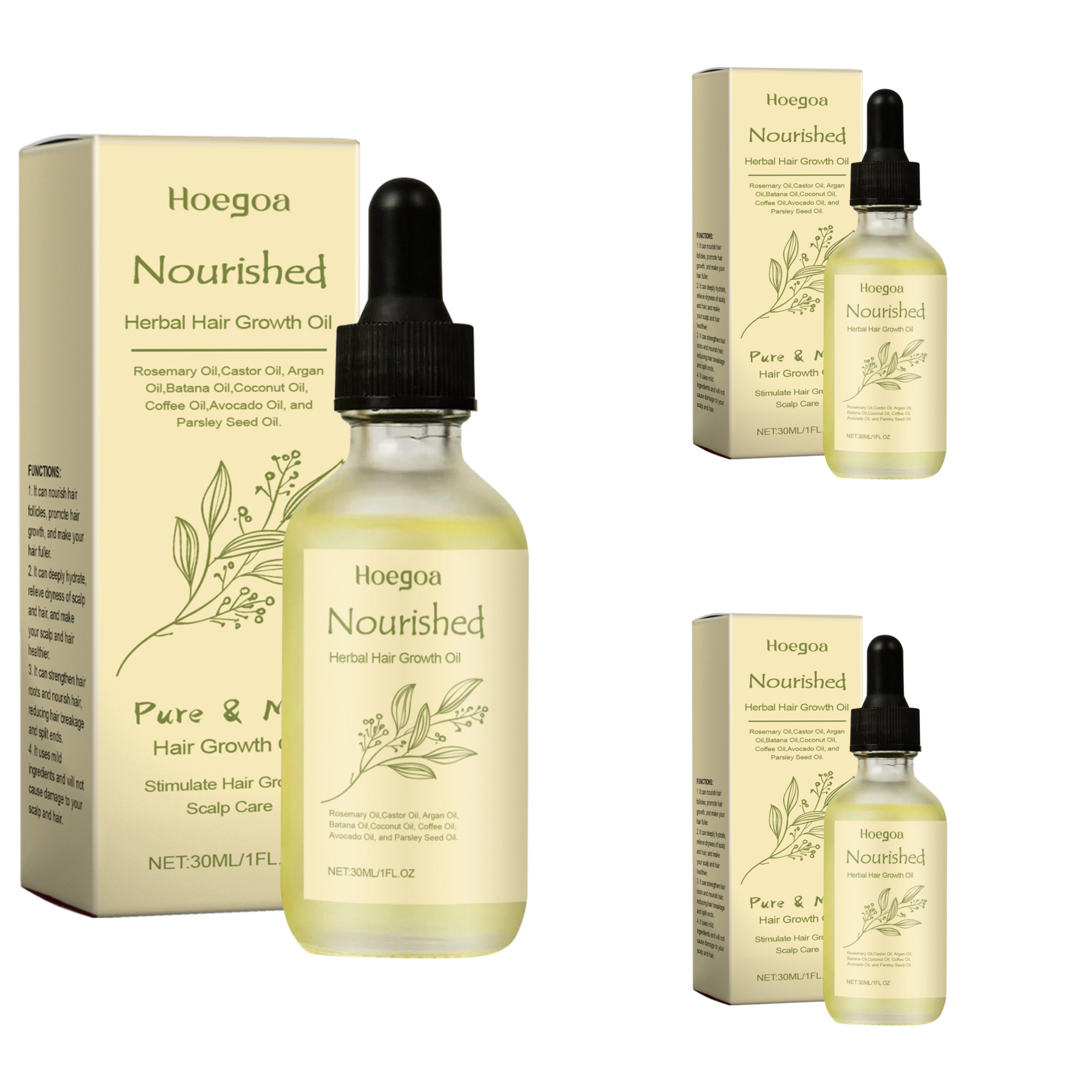 HOEGOA Natural Hair Growth Oil