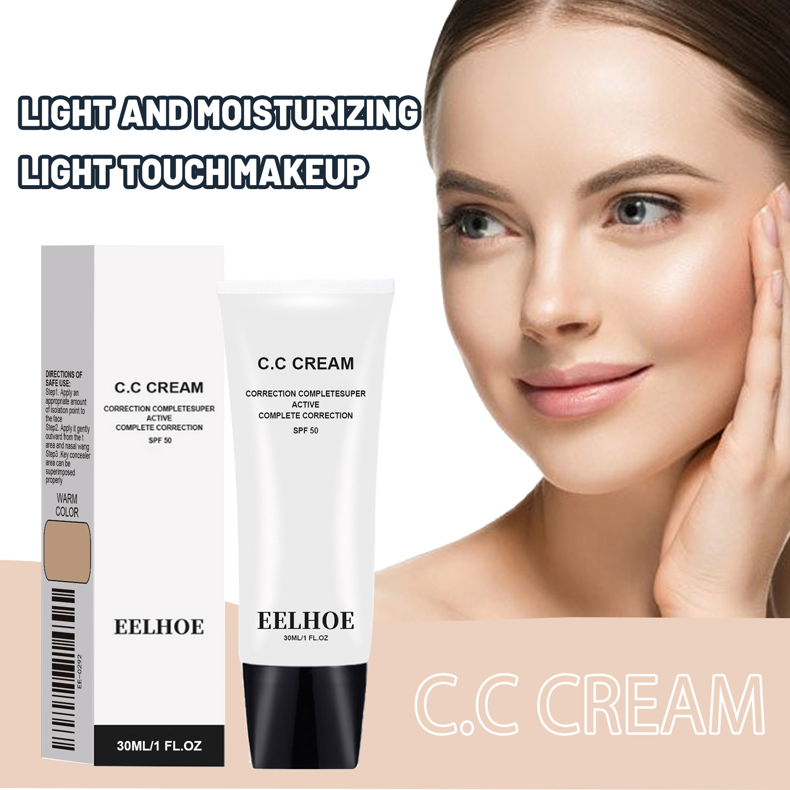 EELHOE makeup primer moisturizing skin concealer brightens skin tone soft makeup primer